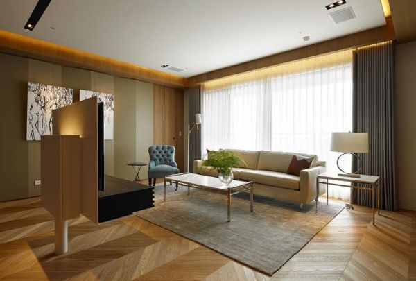 现代风格室内小客厅装饰效果图