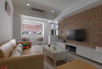 田园风格两居室家装效果图