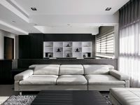 现代简约120平米三室两厅