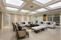 欧式简约别墅室内家装效果图