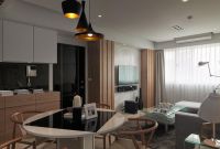 现代自然二居装修设计案例