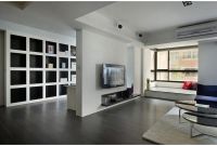 现代简约三居精致装修案例