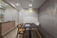 80平米简约二居室室内效果图