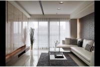 现代风格三居室家庭装修效果图