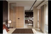 现代风格三居室家庭装修效果图