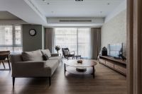 现代自然二居设计装修