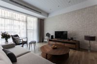 现代自然二居设计装修