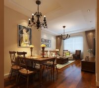 中铁国际城-美式-三居室