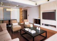 现代三居室设计装修效果图