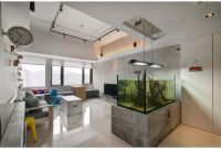 简约创意复式家装效果图