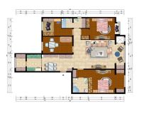 六里桥警卫局住宅龙-美式-四居室