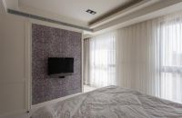 现代时尚130平米三室两厅效果图