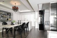 现代140平米装修设计四居效果图