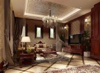 御汤山-高贵华丽新古典-别墅装修