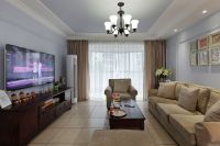 清新混搭三居设计装修案例