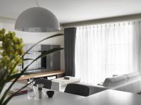 现代黑白灰主题二居装修案例