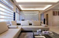 简约现代130平米四居室效果图