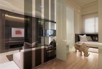 80平时尚现代小户型装修效果图