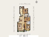 紫郡府二居中式风格