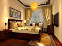 丰台军区总装备部-中式风格-五居室