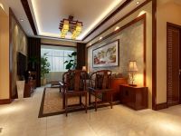 丰台军区总装备部-简中式风格-三居室