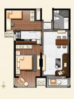 中铁国际城二居简约