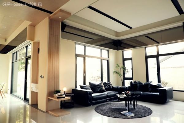 日式家居别墅客厅设计效果图片欣赏