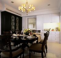 美式时尚120平米三室两厅大全