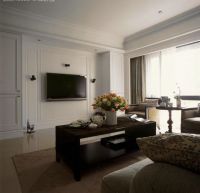 美式时尚120平米三室两厅大全