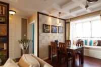 精致混搭二居装修布局效果图