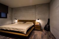 现代复古工业风格公寓装饰效果图