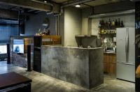 现代复古工业风格公寓装饰效果图