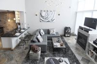 时尚简约北欧复式家居装修效果图