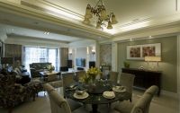 乡村美式风格别墅室内效果图