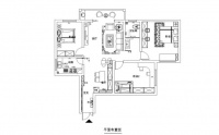 旭日龙园126平现代简约三居