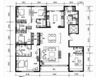 阳光上东4居3卫混搭设计方案