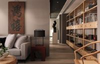 中式风格三居室家装效果图