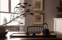 中式风格三居室家装效果图