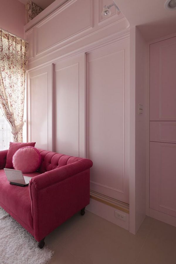 宜家装修粉色沙发欣赏