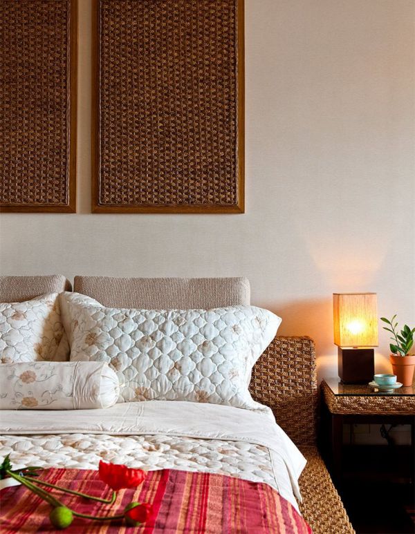 东南亚设计卧室床头灯图