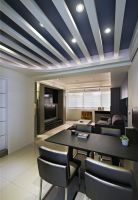 现代时尚三室两厅效果图欣赏