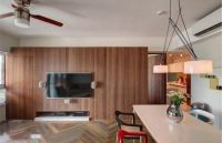 混搭装修四居效果图