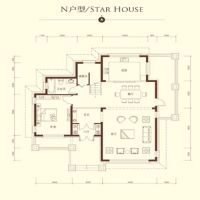 一渡新新小镇 141平米 现代简约风格