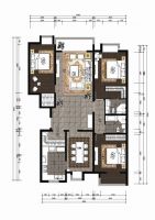 欧式风格—君安家园—三居室