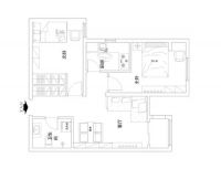 华贸城 二居室 现代简约