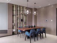 70平米简约风格公寓装修效果图