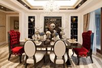 新古典风格别墅室内效果图