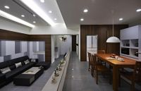 现代日式三居效果图