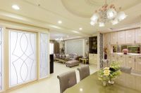 简欧设计120平米三居效果图