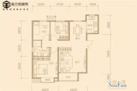 首开·国风美仑-现代简约-三居室